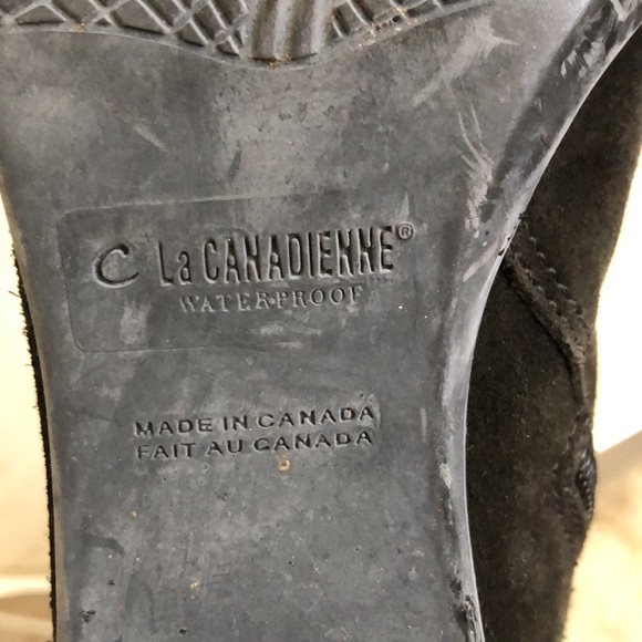 La Canadienne Waterprooof Suede Knee High Boots - Picture 8 of 8